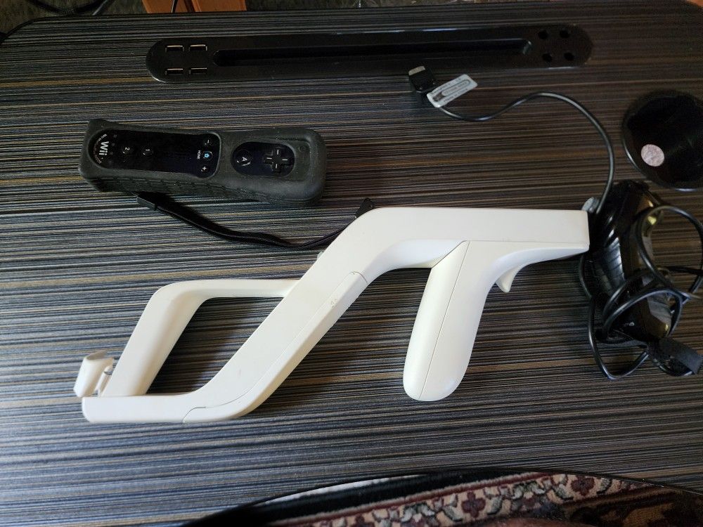 Wii Motion Controller And Knuck Controller.
