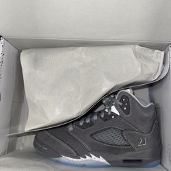 Jordan 5 Wolf Grey Size 4Y