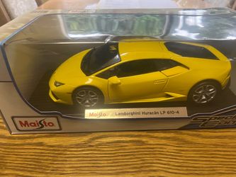 MAISTO Lamborghini HURACANLP6 10–4 1/18 diecast car, yellow special edition brand new