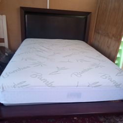 Cama Queen Size Completa ( Free Delivery 🚚🛠️