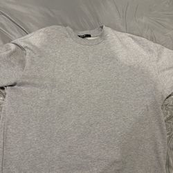 Ksubi 4x4 Biggie Crew Gray Sweater Size Small