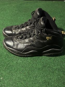 Air Jordan 10 “NYC” Black Gold – Youth Size 5Y 