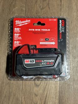 Milwaukee M18  5.0 Ah Battery. . Brand New…$65
