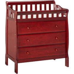Diqper changing table dresser with pad