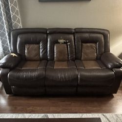 Leather sofa 