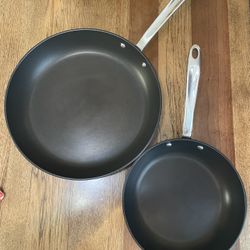 Set De Sartenes  2 All - Clad  12” Y 8” Inch 