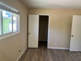 Master bedroom with large walk-in closet