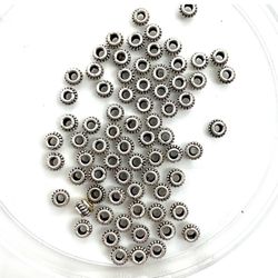 18 Sterling Bali Spacer Beads SV33