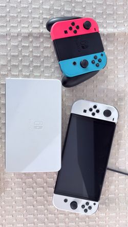 Nintendo Switch OLED White with Accessories