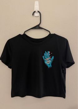 Kinda Fit Kinda Fat graphic crop tee