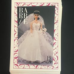 1969 Through 1990 Classic Barbie Vintage Cards.