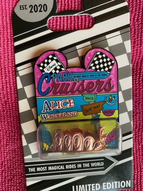 Disney Alice in Wonderland Park Cruisers Pin