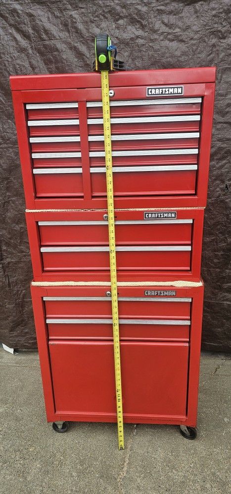 Craftsman 3 Piece Rolling Tool Box Set