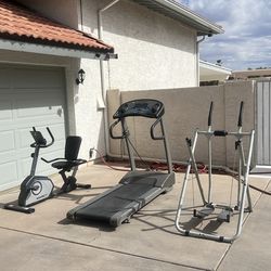 Exercise room work out equipment bundle