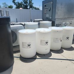 55 Gallon Plastic Drums