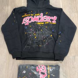 Black Punk Spider Hoodie