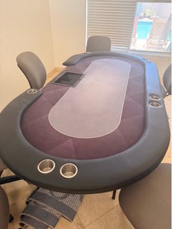 Poker table