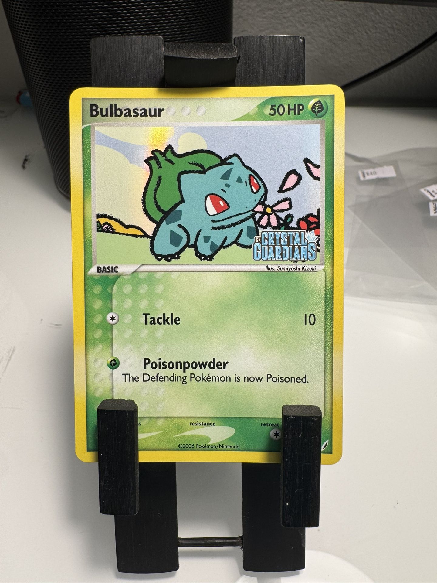 Bulbasaur (NM!) Stamped - Crystal Guardians - Vintage Pokemon