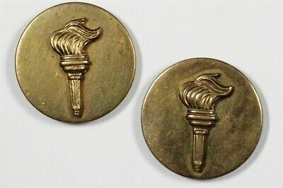 U.S. Army Enlisted Collar Pin set 7377: - ROTC, flat

