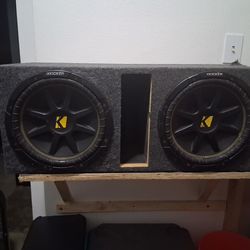 2 Kicker Comp 12's in box