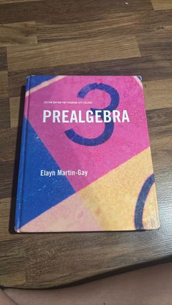 PREALGEBRA 3 by Elayn Martin-Gay