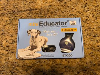 E-Collar Technologies ME-300 Micro Educator Remote Dog Training Collar-Blue