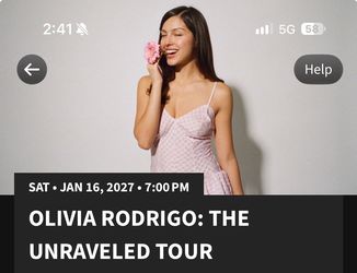 Olivia Rodrigo 1/16/27 in Los Angeles