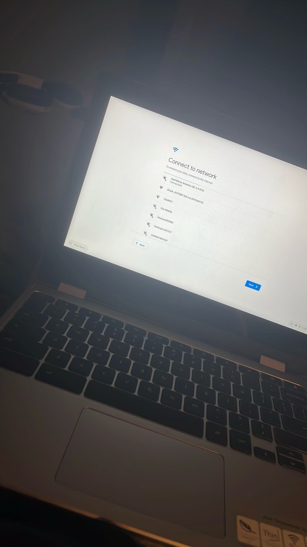 Chrome cast Aver Laptop