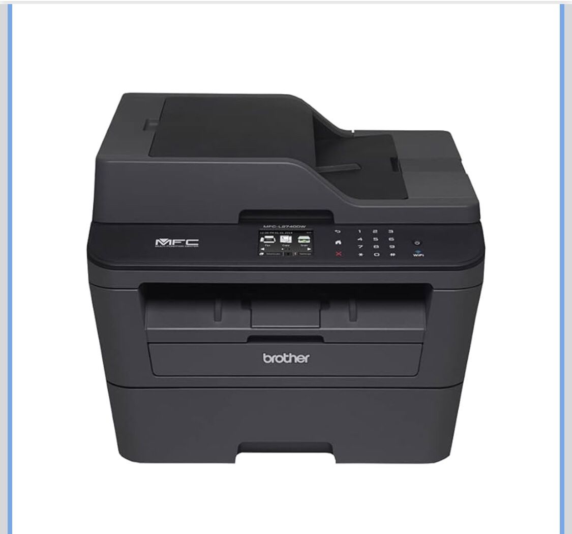Used Brother MFCL2740DW Wireless Monochrome Printer with Scanner, Copier and Fax