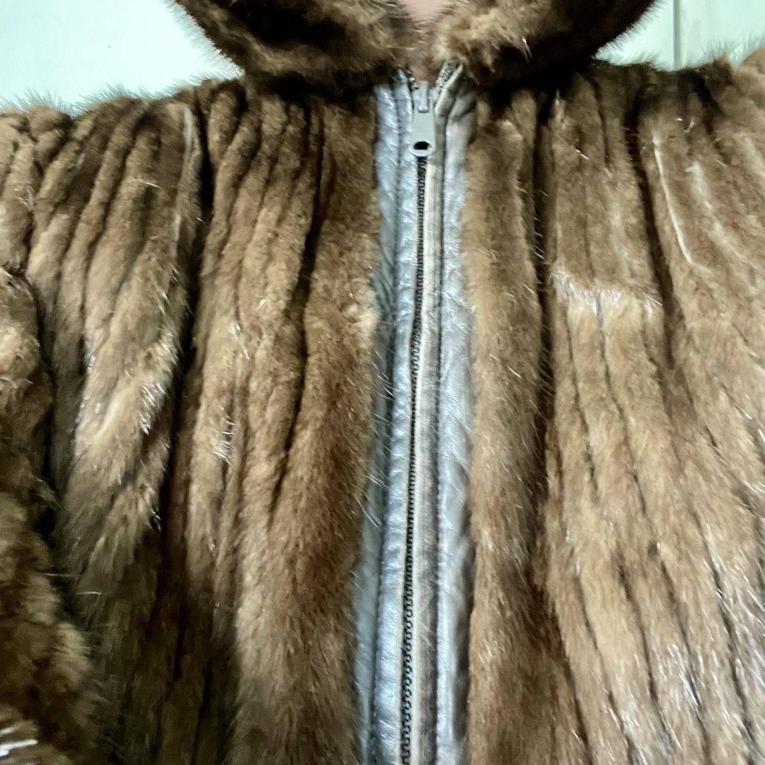 Vintage Fur And Leather Reversible Jacket - Verified Authentic