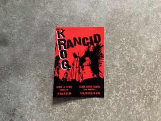 KROQ x Rancid - sticker - 2008