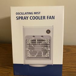 Nib Oscillating Mist Spray Cooler Fan