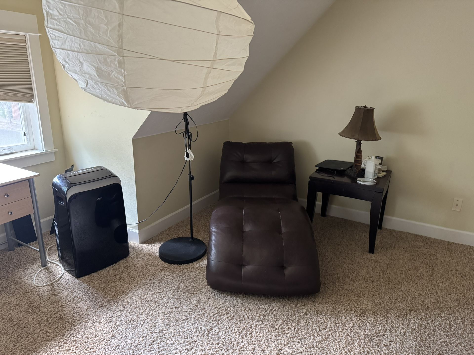 sofa and small table