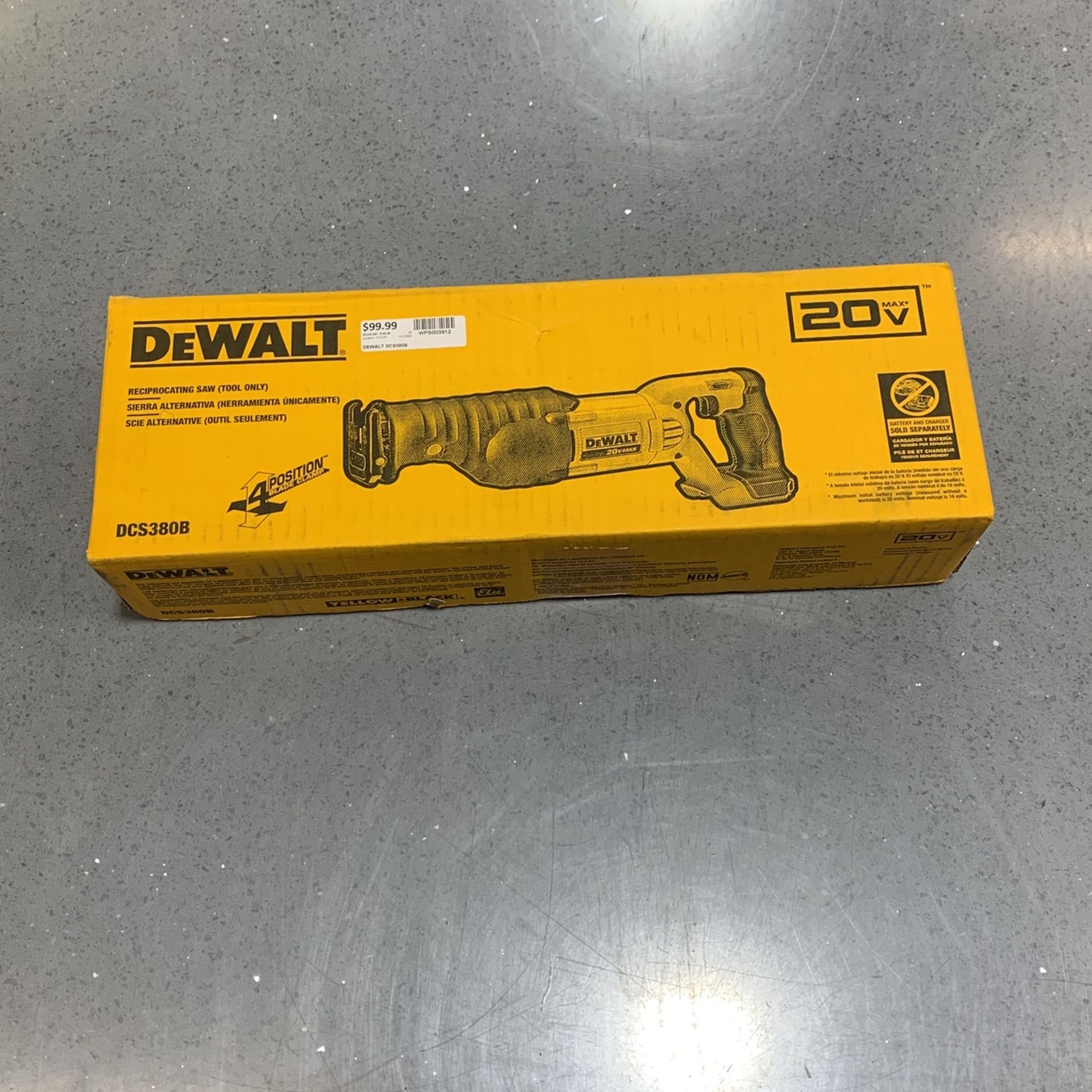 Dewalt Reciorocating Saw (tool Only) 
