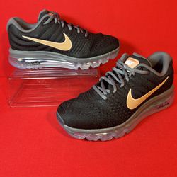 Size 7 - Nike Air Max 2017 Black & Copper. Women’s. NEW