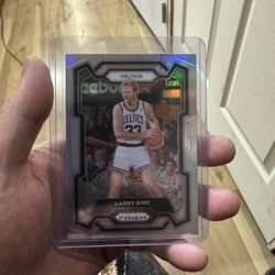 LARRY BIRD - 2023-24 Panini Prizm Basketball - Silver Prizm #189 Celtics