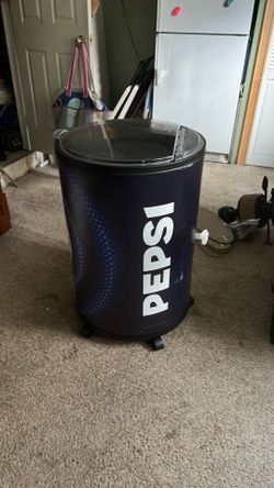 Pepsi stand up cooler