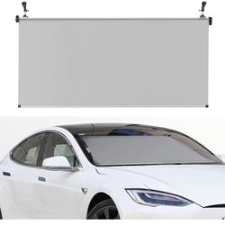 Automotive Retractable Windshield Sun Shade Cover Durable Visor Nano Thermal Barrier Material 99% Block UV Rays