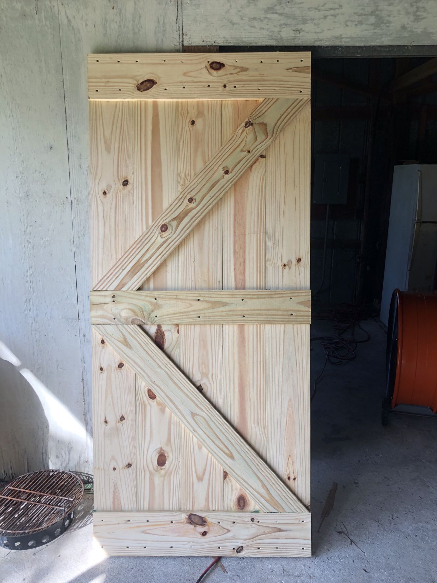 Interior sliding barn door farmhouse