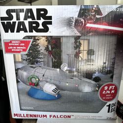 Disneys Star Wars Millennium Falcon Christmas Outdoor Inflatable 