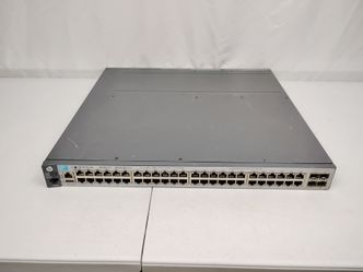 HP J9576A E3800-48G-4SFP+ Gigabit Managed Ethernet Switch w/ x1 J9581A PSU