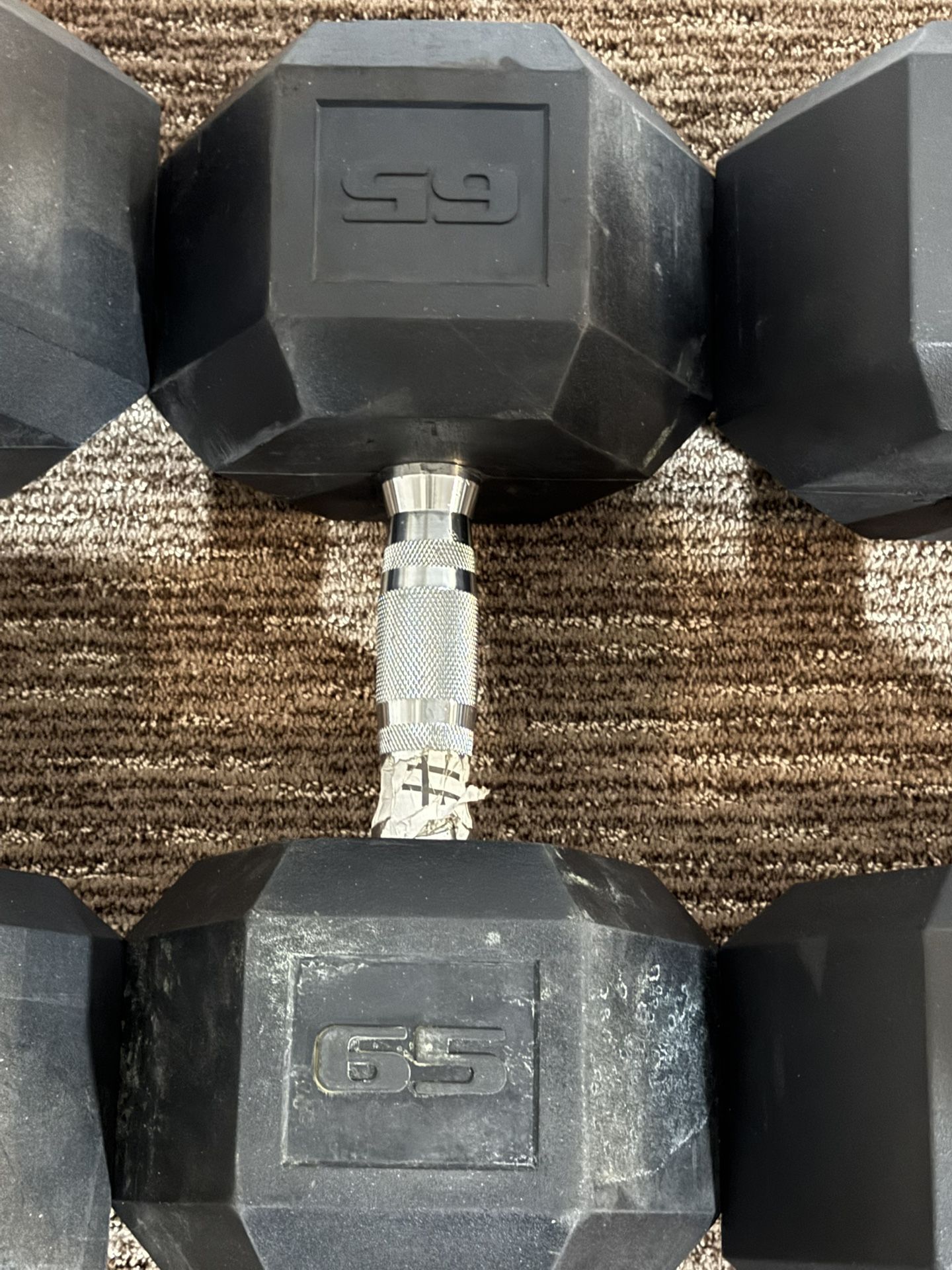 65lb Single Dumbbell Weight