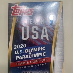 Olympics Blaster Box Team USA TOPPS trading Cards Team USA Blaster Box 