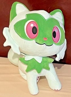 NEW Pokemon 13" Sprigatito Plush Round1 Exclusive Rare Item