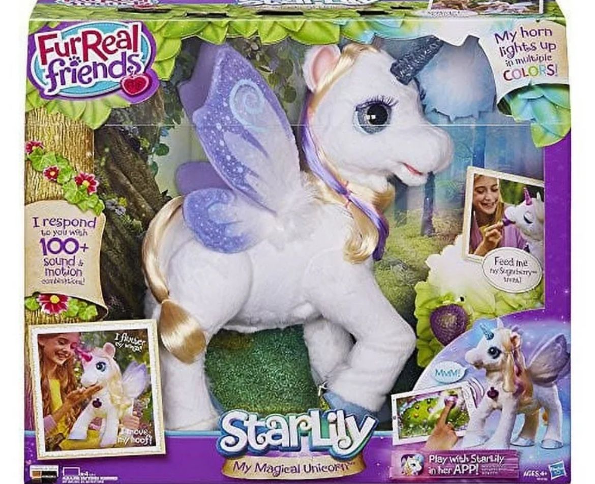 Fur Real Friends Star Lily Unicorn Plush