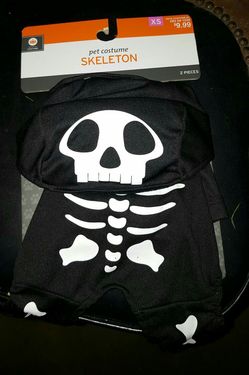 Dog skeleton costume
