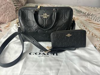 Coach bag and wallet