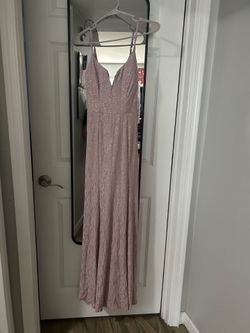 Pink evening dress size 5