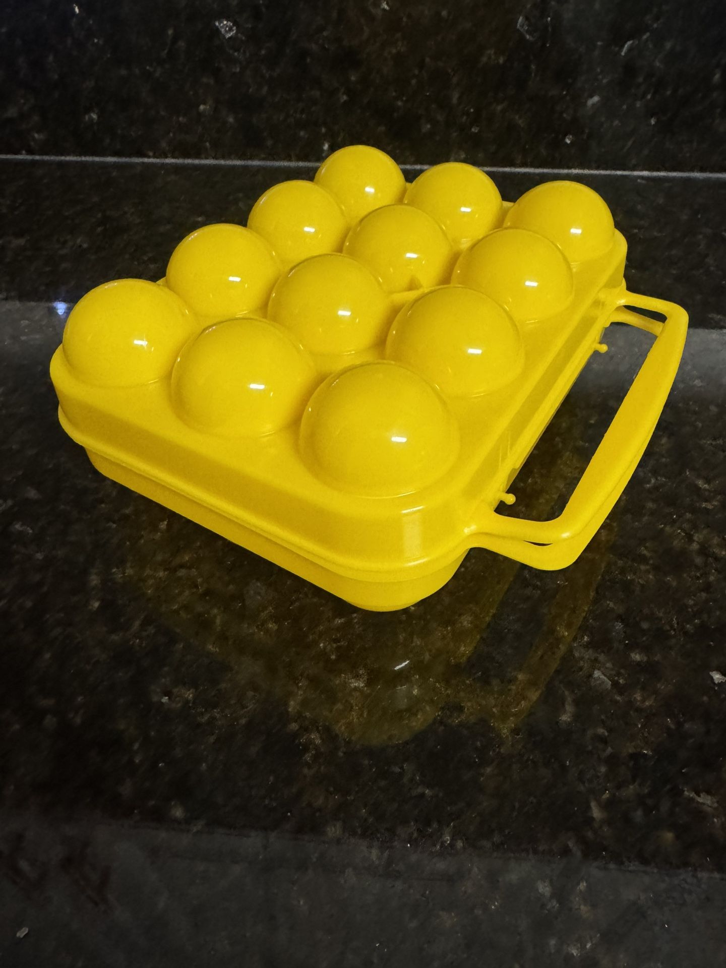 Yellow 12 Egg Holder