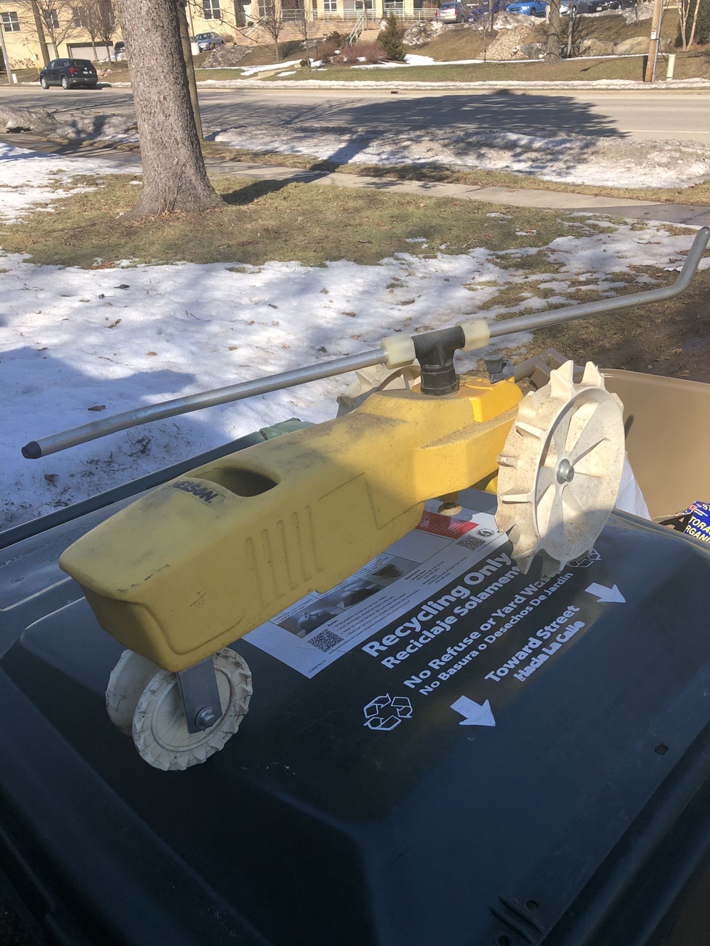 Lawn Sprinkler Tractor